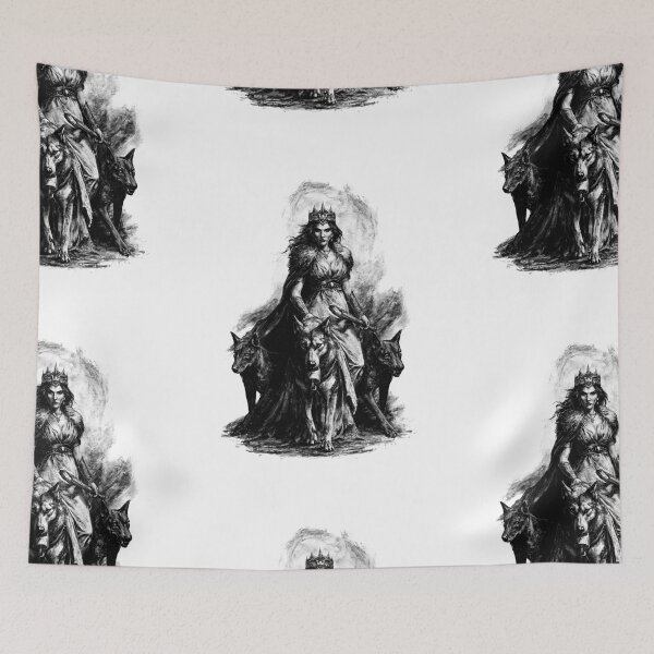 Item preview, Hekate and her hounds designed and sold by MendaciousMina.