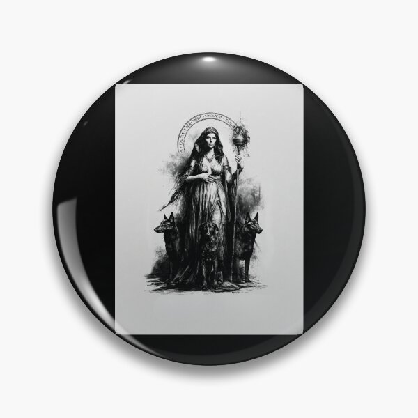 Item preview, Hekate and her hounds designed and sold by MendaciousMina.