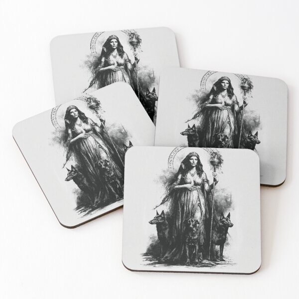 Item preview, Hekate and her hounds designed and sold by MendaciousMina.