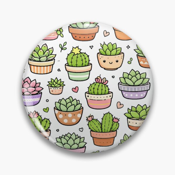 Item preview, Cute Succulent and Cactus Pattern designed and sold by Owcomm.