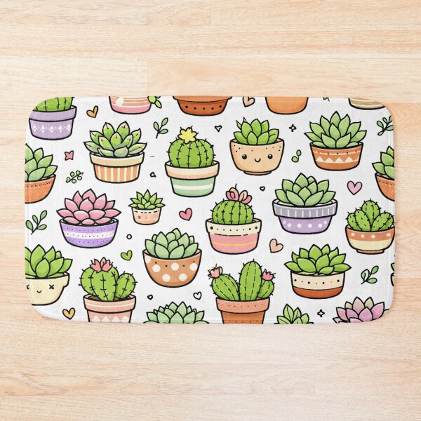 Item preview, Cute Succulent and Cactus Pattern designed and sold by Owcomm.