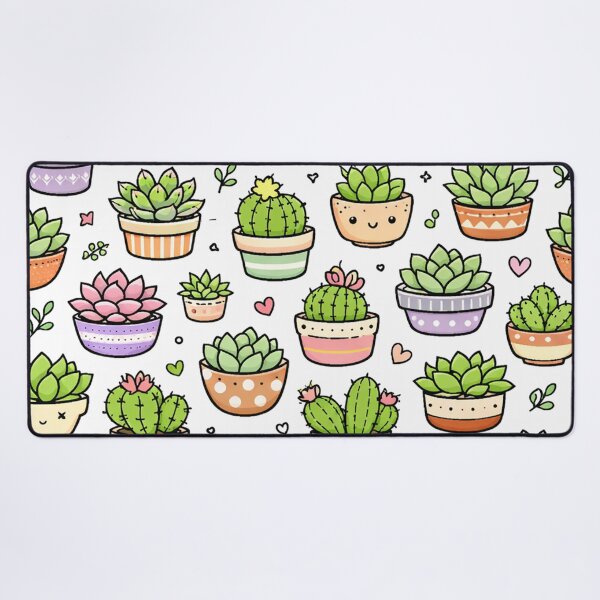 Item preview, Cute Succulent and Cactus Pattern designed and sold by Owcomm.