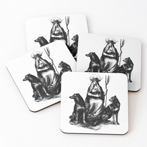 Item preview, Hekate and her hounds designed and sold by MendaciousMina.