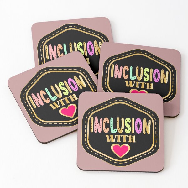 Item preview, Inclusion with heart designed and sold by minimalartstory.