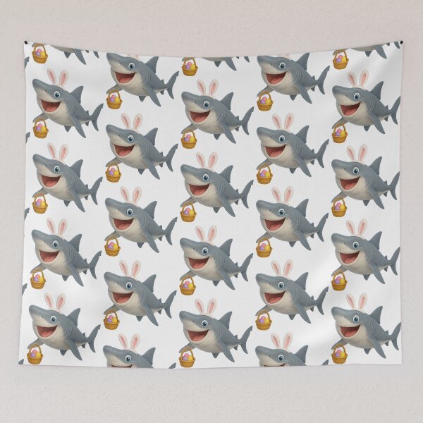 Item preview, Easter Basking Shark designed and sold by Sillytoe.