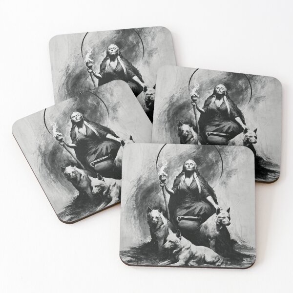 Item preview, Hekate and her hounds designed and sold by MendaciousMina.