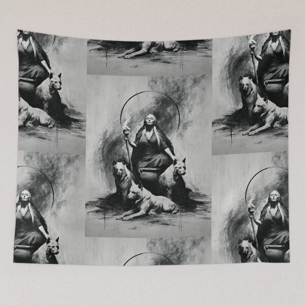 Item preview, Hekate and her hounds designed and sold by MendaciousMina.