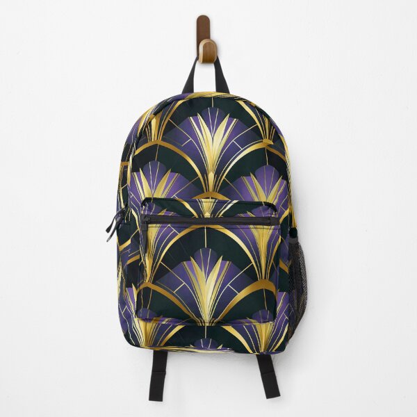 Item preview, Elegant Art Deco Purple And Golden Hues Pattern designed and sold by DEC02.