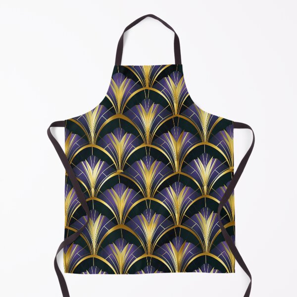 Item preview, Elegant Art Deco Purple And Golden Hues Pattern designed and sold by DEC02.