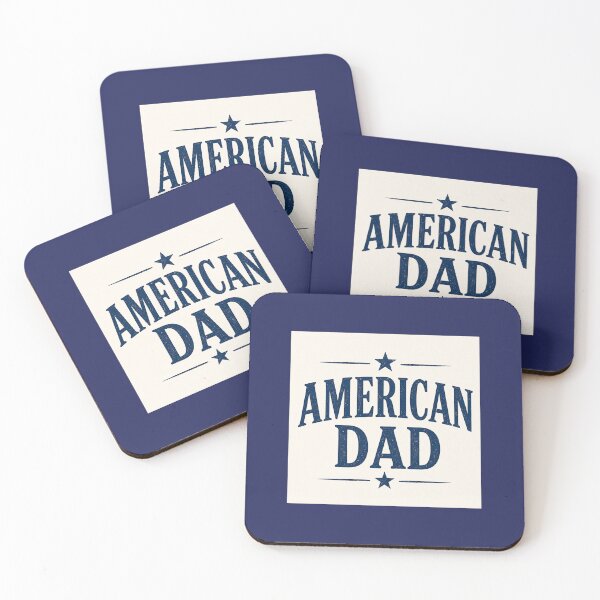 Item preview, American Dad – Patriotic Americana Father's Day Design designed and sold by Novel Works Studio.
