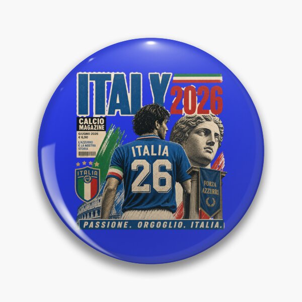 Item preview, Italy 2026 Football World Cup Glory | Azzurri Fan Supporter Shirt designed and sold by rushaib.