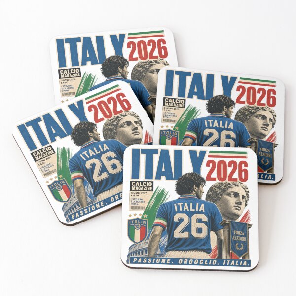 Item preview, Italy 2026 Football World Cup Glory | Azzurri Fan Supporter Shirt designed and sold by rushaib.