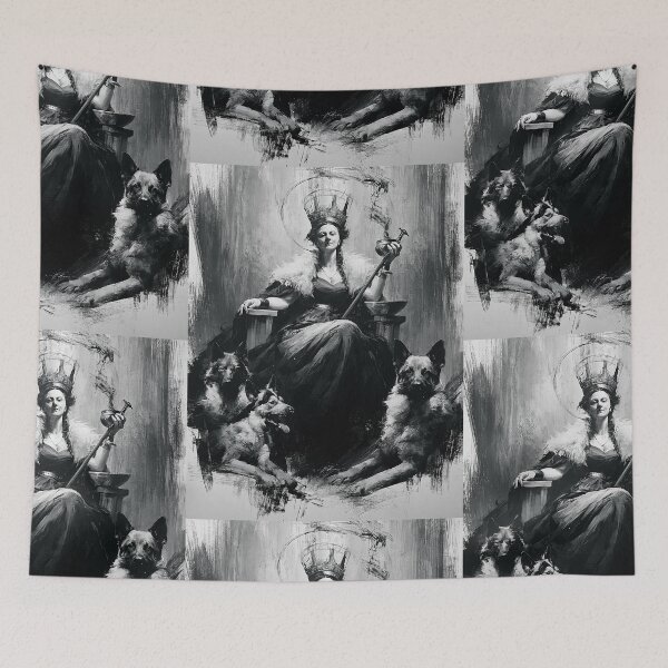 Item preview, Hekate and her hounds designed and sold by MendaciousMina.