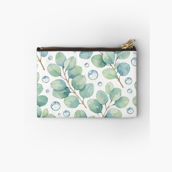 Item preview, Eucalyptus Leaves with Water Bubbles Watercolor Pattern designed and sold by Owcomm.