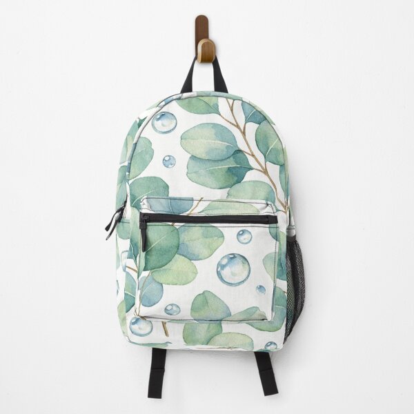 Item preview, Eucalyptus Leaves with Water Bubbles Watercolor Pattern designed and sold by Owcomm.
