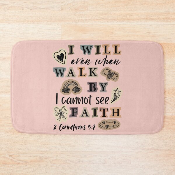 Item preview, Walk By Faith Even When I Can Not See, 2 Corinthians 57, Scrapbook Collage  designed and sold by Forevermore.