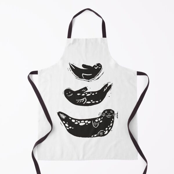 Item preview, Seals banana pose black version designed and sold by petselkie.