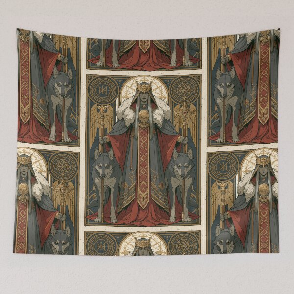 Item preview, Hekate and her hounds designed and sold by MendaciousMina.