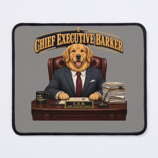 Item preview, Chief Executive Dog Barker designed and sold by freshwear design.