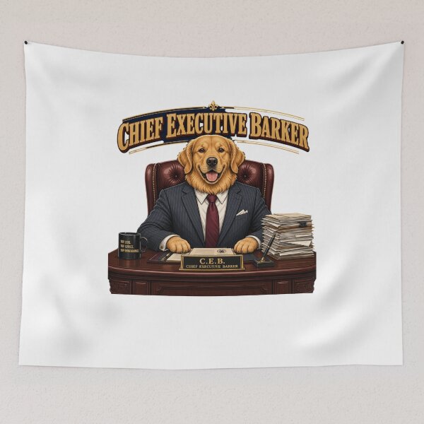 Item preview, Chief Executive Dog Barker  designed and sold by freshwear design.