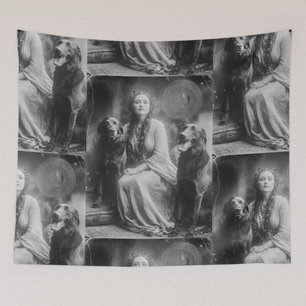 Item preview, Hekate and her hounds designed and sold by MendaciousMina.