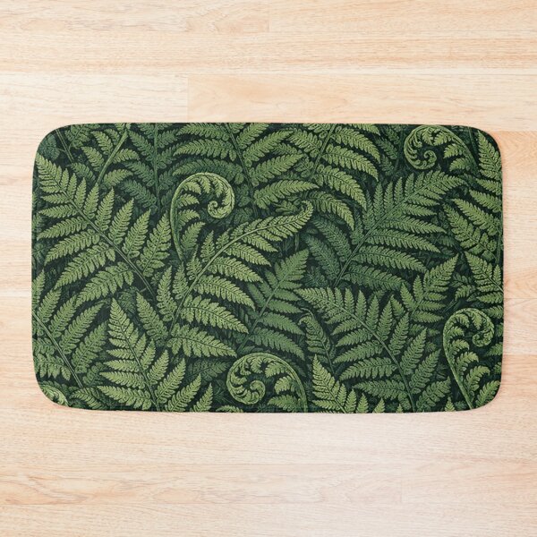Item preview, Deep Forest Fern Botanical Pattern designed and sold by Owcomm.