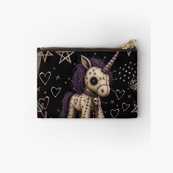 Item preview, VooDoo Unicorn Doll - Gothic Witchy Stuffed Animal Design designed and sold by CaylaTay.