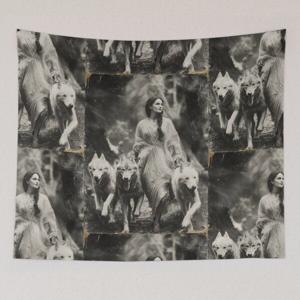 Item preview, Hekate and her hounds designed and sold by MendaciousMina.