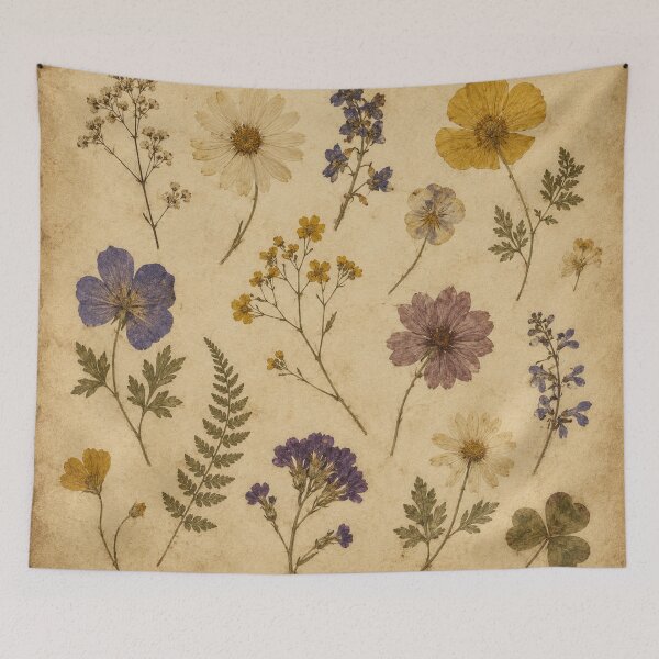 Item preview, Vintage Pressed Botanical Flower Collection designed and sold by Owcomm.