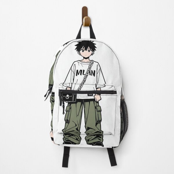 Item preview, Fashion - Man in White Top Cargo Pants Chain Wallet Streetwear Anime Variant 2 designed and sold by AnimeShin.