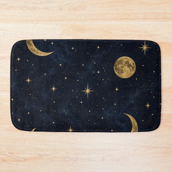 Item preview, Golden Celestial Moon and Starry Night Sky designed and sold by Owcomm.