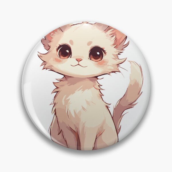 Item preview, Adorable Kawaii Kitten Cartoon designed and sold by vibecraft_studio2.
