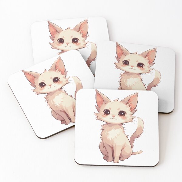 Item preview, Adorable Kawaii Kitten Cartoon designed and sold by vibecraft_studio2.