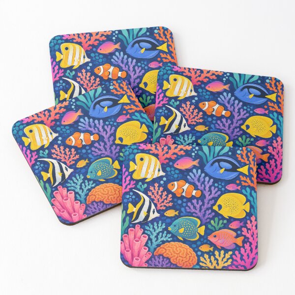Item preview, Vibrant Tropical Coral Reef Underwater Paradise designed and sold by Owcomm.