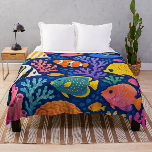 Item preview, Vibrant Tropical Coral Reef Underwater Paradise designed and sold by Owcomm.