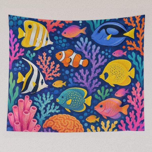 Item preview, Vibrant Tropical Coral Reef Underwater Paradise designed and sold by Owcomm.