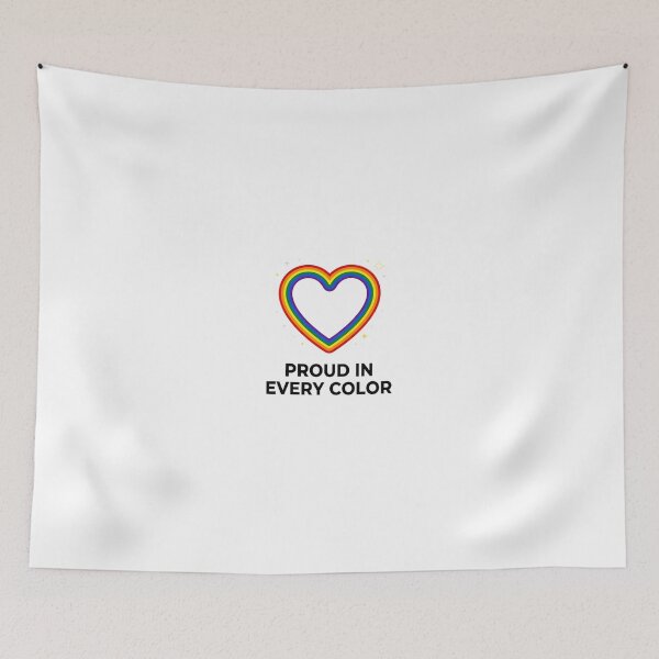 Item preview, Proud In Every Color Rainbow Heart Lgbtq Pride designed and sold by longngusuc.