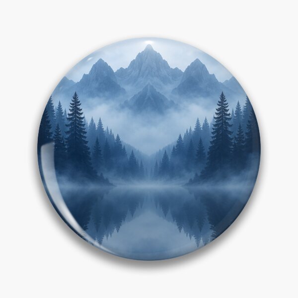 Item preview, Mist Covered Mountain Mirror Lake designed and sold by Owcomm.