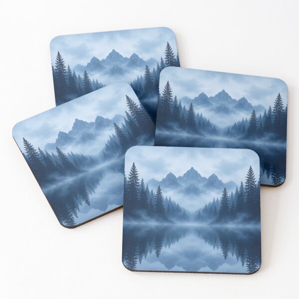 Item preview, Mist Covered Mountain Mirror Lake designed and sold by Owcomm.