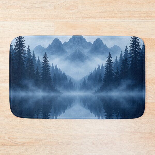 Item preview, Mist Covered Mountain Mirror Lake designed and sold by Owcomm.