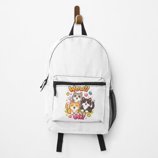 Item preview, Wow Hi Cute Cartoon Kittens Cat designed and sold by TrendHub-365.