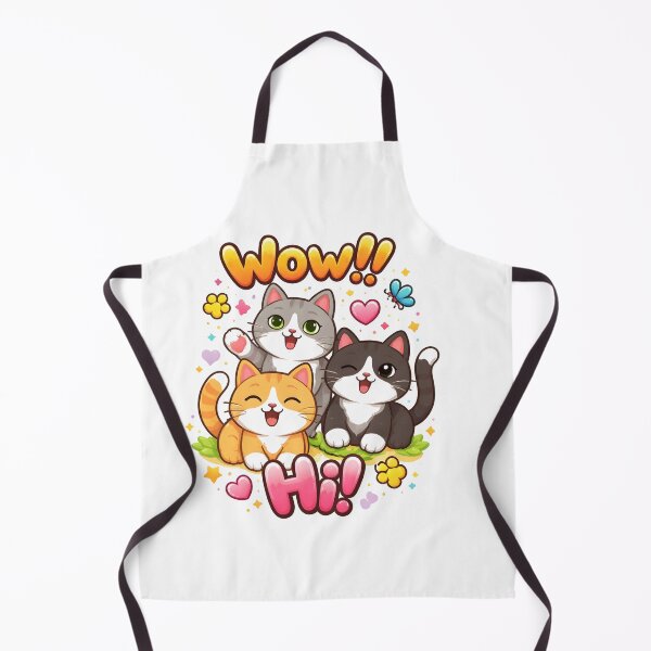 Item preview, Wow Hi Cute Cartoon Kittens Cat designed and sold by TrendHub-365.