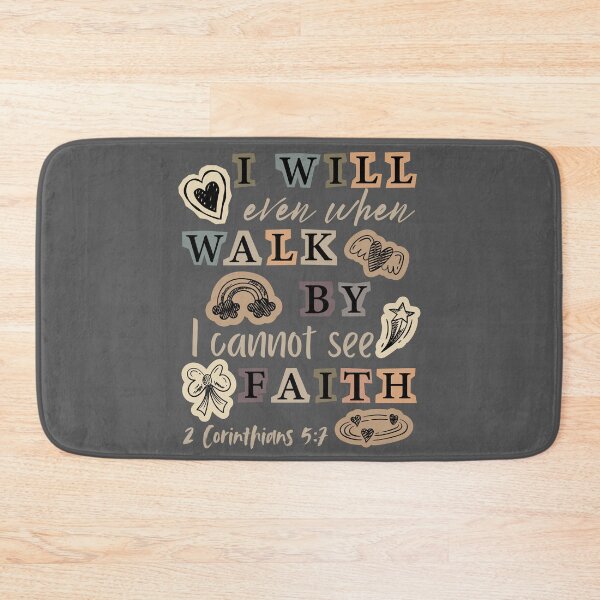 Item preview, Walk By Faith Even When I Can Not See, 2 Corinthians 57, Scrapbook Collage  designed and sold by Forevermore.