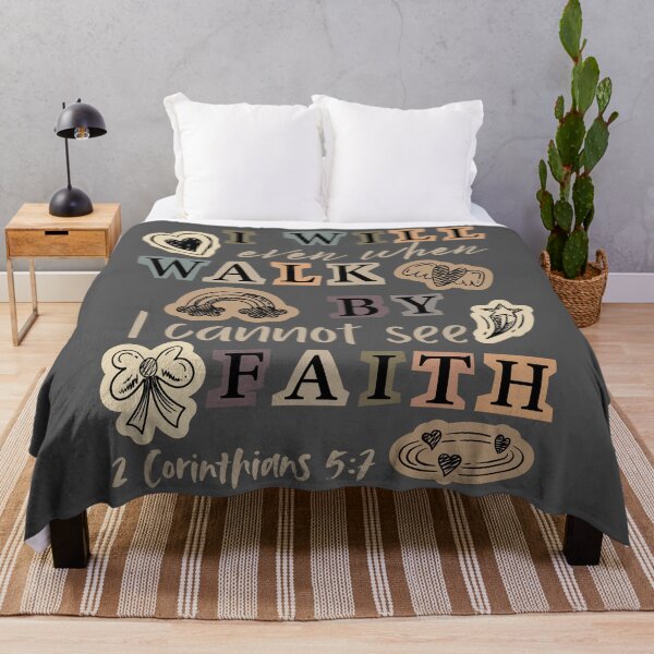Item preview, Walk By Faith Even When I Can Not See, 2 Corinthians 57, Scrapbook Collage designed and sold by Forevermore.