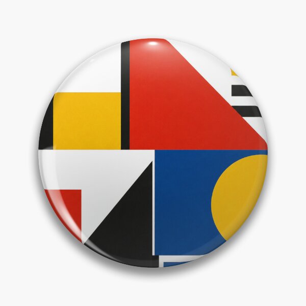 Item preview, Geometric Bauhaus Composition in Primary Colors designed and sold by Owcomm.