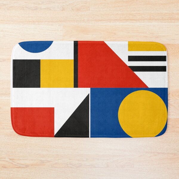 Item preview, Geometric Bauhaus Composition in Primary Colors designed and sold by Owcomm.