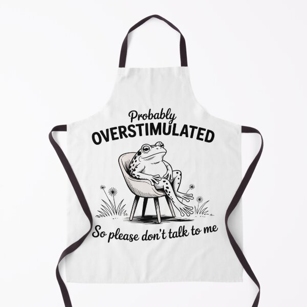 Item preview, Funny Frog Introvert Shirt, Probably Overstimulated So Please Don't Talk To Me Tee, Social Anxiety Humor Gift designed and sold by LunarPixel art.