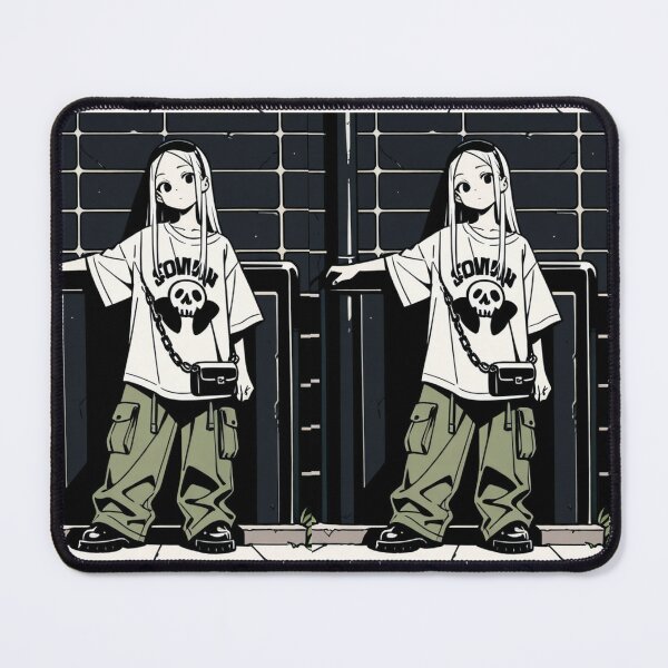 Item preview, Fashion - Man in White Top Cargo Pants Chain Wallet Streetwear Anime designed and sold by AnimeShin.