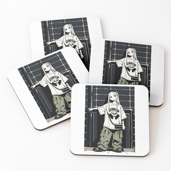 Item preview, Fashion - Man in White Top Cargo Pants Chain Wallet Streetwear Anime designed and sold by AnimeShin.