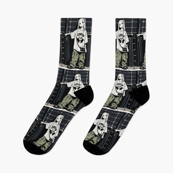 Item preview, Fashion - Man in White Top Cargo Pants Chain Wallet Streetwear Anime designed and sold by AnimeShin.